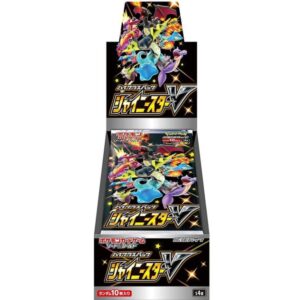 Shiny Star V Expansion Pack – Pokémon Card Japanese Discover the excitement of Shiny Star V, a Japanese high-class Pokémon TCG expansion featuring Shiny Pokémon, powerful V and VMAX cards, and special collectible rarities. With its focus on Shiny Pokémon and premium card artwork, the Shiny Star V Expansion Pack is a great choice for collectors and Pokémon TCG players. Product Specifications Product: Shiny Star V Expansion Pack Product Type: Japanese Pokémon TCG High-Class Expansion Pack Language: Japanese Booster Packs: 10 Packs per Box Cards per Pack: 10 Cards Condition: Sealed Recommended Age: 6+ years Product Highlights Japanese high-class Pokémon TCG expansion Features a wide selection of Shiny Pokémon Includes powerful Pokémon V and VMAX cards Chance to discover special and rare collectible cards Features premium artwork and holographic designs Ideal for collectors and Pokémon TCG players Great addition to a Japanese Pokémon card collection Sealed Booster Box Disclaimer This listing is for a sealed Shiny Star V Japanese Expansion Pack box containing 10 booster packs. Pack contents are randomly assorted, and specific Pokémon, cards, rarities, or pulls are not guaranteed. Once the sealed box is opened, it is no longer considered sealed and cannot be returned based on the cards received. Shop Shiny Star V Expansion Pack Online Shop Shiny Star V Expansion Pack online and expand your Japanese Pokémon TCG collection. After placing your order, please send us a message on WhatsApp to confirm your order and shipping details. WhatsApp: +1 747 322 0927 / +44 7457 425545