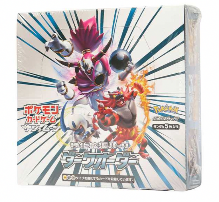Dark Order Expansion Pack – Japanese Pokémon TCG Unleash the shadows with the Dark Order Expansion Pack, a Japanese Pokémon TCG release featuring powerful Pokémon, mysterious artwork, and exciting cards for collectors and players. With iconic Pokémon such as Giratina and Darkrai taking center stage, this expansion is an excellent addition to any Japanese Pokémon trading card collection. Product Specifications Product: Dark Order Expansion Pack Product Type: Japanese Expansion Pack Series: Pokémon Trading Card Game Language: Japanese Featured Pokémon: Giratina, Darkrai, and other Dark-type Pokémon Card Features: Pokémon, Trainer Cards, Energy Cards, Rare and Secret Rare Cards Material: Paper Recommended Age: 6+ years Product Highlights The Dark Order expansion brings the power of Dark-type Pokémon to the forefront with exciting cards featuring legendary Pokémon and striking Japanese artwork. Collectors and players can discover powerful cards, special designs, and rare pulls while expanding their Japanese Pokémon TCG collection. Sealed Pack Disclaimer This listing is for a sealed Dark Order Expansion Pack. Pack contents are randomly assorted, and specific cards, rarities, or pulls are not guaranteed. Once a sealed pack is opened, it is no longer considered sealed and cannot be returned based on the cards received. Shop Dark Order Expansion Pack Online Shop Dark Order Expansion Packs online and expand your Japanese Pokémon trading card collection. Whether you're searching for Giratina, Darkrai, rare cards, or unique Japanese Pokémon TCG releases, Dark Order is a great choice for collectors and Pokémon fans. After placing your order, please send us a message on WhatsApp to confirm your order and shipping details. WhatsApp: +1 747 322 0927 / +44 7457 425545 Dark Order Expansion Pack – Japanese Pokémon TCG Unleash the shadows with the Dark Order Expansion Pack, a Japanese Pokémon TCG release featuring powerful Pokémon, mysterious artwork, and exciting cards for collectors and players. With iconic Pokémon such as Giratina and Darkrai taking center stage, this expansion is an excellent addition to any Japanese Pokémon trading card collection. Product Specifications Product: Dark Order Expansion Pack Product Type: Japanese Expansion Pack Series: Pokémon Trading Card Game Language: Japanese Featured Pokémon: Giratina, Darkrai, and other Dark-type Pokémon Card Features: Pokémon, Trainer Cards, Energy Cards, Rare and Secret Rare Cards Material: Paper Recommended Age: 6+ years Product Highlights The Dark Order expansion brings the power of Dark-type Pokémon to the forefront with exciting cards featuring legendary Pokémon and striking Japanese artwork. Collectors and players can discover powerful cards, special designs, and rare pulls while expanding their Japanese Pokémon TCG collection. Sealed Pack Disclaimer This listing is for a sealed Dark Order Expansion Pack. Pack contents are randomly assorted, and specific cards, rarities, or pulls are not guaranteed. Once a sealed pack is opened, it is no longer considered sealed and cannot be returned based on the cards received. Shop Dark Order Expansion Pack Online Shop Dark Order Expansion Packs online and expand your Japanese Pokémon trading card collection. Whether you're searching for Giratina, Darkrai, rare cards, or unique Japanese Pokémon TCG releases, Dark Order is a great choice for collectors and Pokémon fans. After placing your order, please send us a message on WhatsApp to confirm your order and shipping details. WhatsApp: +1 747 322 0927 / +44 7457 425545