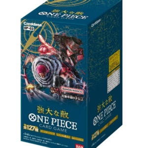 One Piece OP-03 Mighty Enemy Booster Box – One Piece Booster Box Japanese Discover the One Piece Card Game OP-03 Mighty Enemy Booster Box, a Japanese One Piece TCG expansion featuring cards inspired by the One Piece universe. Perfect for collectors, players, and fans of the One Piece Card Game, this sealed Japanese booster box is a great addition to your collection, for opening, or for sealed display. Product Specifications Product: One Piece Card Game OP-03 Mighty Enemy Product Type: Japanese One Piece Card Game Booster Box Expansion: Mighty Enemy Set Code: OP-03 Language: Japanese Condition: Sealed Recommended Age: 6+ years Product Highlights Part of the One Piece Card Game main booster series Features characters and themes from the One Piece universe Japanese-language booster box Suitable for collectors and One Piece TCG players Great for opening, collecting, or sealed display Sealed Booster Box Disclaimer This listing is for a sealed One Piece OP-03 Mighty Enemy Japanese Booster Box. Booster pack contents are randomly assorted, and specific cards, rarities, or pulls are not guaranteed. Once the sealed box is opened, it is no longer considered sealed and cannot be returned based on the cards received. Shop One Piece OP-03 Mighty Enemy Online Shop One Piece OP-03 Mighty Enemy online and expand your Japanese One Piece Card Game collection. After placing your order, please send us a message on WhatsApp to confirm your order and shipping details. WhatsApp: +1 747 322 0927 / +44 7457 425545