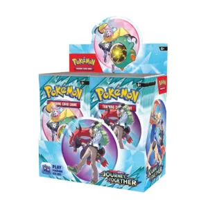 Pokémon Journey Together Booster Box – Sealed Trading Card Box Discover the excitement of the Pokémon Journey Together Booster Box, a sealed English-language trading card product perfect for collectors, players, and Pokémon fans. Whether you're expanding your collection, opening booster packs, or adding sealed products to your display, this Journey Together Booster Box is a great choice for trading card enthusiasts. Product Specifications Product: Pokémon Journey Together Booster Box Product Type: Booster Box Expansion: Journey Together Language: English Material: Paper Item Dimensions: 5.2 x 2.5 x 4.8 inches Item Weight: 1.6 lb Country of Origin: Printed in the USA Recommended Age: 6+ years Shop Pokémon Journey Together Booster Boxes Online Shop Pokémon Journey Together Booster Boxes online and add this exciting sealed trading card product to your collection. After placing your order, please send us a message on WhatsApp to confirm your order and shipping details. WhatsApp: +1 747 322 0927 / +44 7457 425545