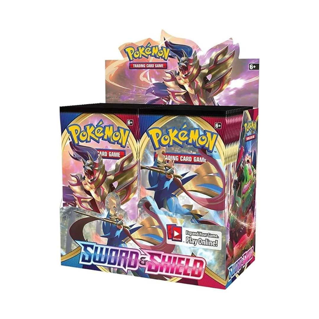 Sword & Shield Base Booster Box – Sealed Trading Card Box Discover the excitement of the Sword & Shield Base Booster Box, a sealed English-language Pokémon TCG product perfect for collectors, players, and Pokémon trading card enthusiasts. Whether you're expanding your collection, opening booster packs, hunting for rare cards, or adding a sealed box to your display, the Sword & Shield Base Booster Box is a great choice for Pokémon fans. Product Specifications Product: Sword & Shield Base Booster Box Product Type: Sealed Booster Box Expansion: Sword & Shield Base Set Language: English Material: Paper Item Dimensions: 5.2 x 2.5 x 4.8 in Item Weight: 1.6 lb Country of Origin: Printed in the USA Recommended Age: 6+ years Sealed Booster Box Disclaimer This listing is for a sealed Sword & Shield Base Booster Box. Booster pack contents are randomly assorted, and specific cards, rarities, or pulls are not guaranteed. Once the sealed box is opened, it is no longer considered sealed and cannot be returned based on the cards received. Shop Sword & Shield Base Booster Box Online Shop Sword & Shield Base Booster Boxes online and expand your Pokémon trading card collection. Whether you're hunting for rare cards, opening booster packs, or adding a sealed Pokémon booster box to your collection, Sword & Shield Base is a great addition for collectors and Pokémon TCG fans. After placing your order, please send us a message on WhatsApp to confirm your order and shipping details. WhatsApp: +1 747 322 0927 / +44 7457 425545 Sword & Shield Base Booster Box – Sealed Trading Card Box Discover the excitement of the Sword & Shield Base Booster Box, a sealed English-language Pokémon TCG product perfect for collectors, players, and Pokémon trading card enthusiasts. Whether you're expanding your collection, opening booster packs, hunting for rare cards, or adding a sealed box to your display, the Sword & Shield Base Booster Box is a great choice for Pokémon fans. Product Specifications Product: Sword & Shield Base Booster Box Product Type: Sealed Booster Box Expansion: Sword & Shield Base Set Language: English Material: Paper Item Dimensions: 5.2 x 2.5 x 4.8 in Item Weight: 1.6 lb Country of Origin: Printed in the USA Recommended Age: 6+ years Sealed Booster Box Disclaimer This listing is for a sealed Sword & Shield Base Booster Box. Booster pack contents are randomly assorted, and specific cards, rarities, or pulls are not guaranteed. Once the sealed box is opened, it is no longer considered sealed and cannot be returned based on the cards received. Shop Sword & Shield Base Booster Box Online Shop Sword & Shield Base Booster Boxes online and expand your Pokémon trading card collection. Whether you're hunting for rare cards, opening booster packs, or adding a sealed Pokémon booster box to your collection, Sword & Shield Base is a great addition for collectors and Pokémon TCG fans. After placing your order, please send us a message on WhatsApp to confirm your order and shipping details. WhatsApp: +1 747 322 0927 / +44 7457 425545