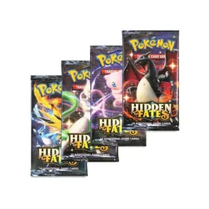 Hidden Fates Booster Pack – Sealed Trading Card Pack Discover the excitement of Hidden Fates with a Hidden Fates Booster Pack, a great choice for collectors, players, and trading card enthusiasts. Add this sought-after set to your collection or enjoy the thrill of opening a booster pack and discovering what’s inside. Product Specifications Product: Hidden Fates Booster Pack Language: English Material: Paper Country of Origin: Printed in the USA Recommended Age: 6+ years Item Dimensions: 3.8 x 0.1 x 6.8 inches Item Weight: 1 oz Important Product Information Booster packs may come from open Hidden Fates products. Pack source may vary. Shop Hidden Fates Booster Packs Online Shop Hidden Fates Booster Packs online and expand your trading card collection. After placing your order, please send us a message on WhatsApp to confirm your order and shipping details. WhatsApp: +1 747 322 0927 / +44 7457 425545