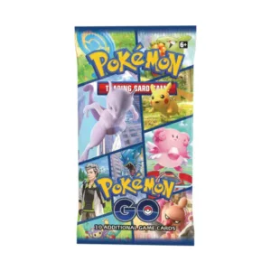 Pokémon GO Booster Pack – Sealed Trading Card Pack Discover the excitement of the Pokémon GO Booster Pack, a sealed English-language trading card product perfect for collectors, players, and Pokémon trading card enthusiasts. Whether you're expanding your collection, opening a booster pack, or adding a sealed pack to your display, the Pokémon GO Booster Pack is a great choice for collectors and fans. Product Specifications Product: Pokémon GO Booster Pack Product Type: Booster Pack Expansion: Pokémon GO Language: English Material: Paper Item Dimensions: 3.8 x 0.1 x 6.8 inches Item Weight: 1 oz Country of Origin: Printed in the USA Recommended Age: 6+ years Sealed Pack Disclaimer This listing is for a sealed Pokémon GO Booster Pack. Pack contents are randomly assorted, and specific cards, rarities, or pulls are not guaranteed. Once a sealed pack is opened, it is no longer considered sealed and cannot be returned based on the cards received. Shop Pokémon GO Booster Packs Online Shop Pokémon GO Booster Packs online and expand your Pokémon trading card collection. After placing your order, please send us a message on WhatsApp to confirm your order and shipping details. WhatsApp: +1 747 322 0927 / +44 7457 425545