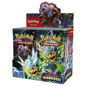 Pokémon Twilight Masquerade Booster Box – English Sealed Trading Card Box Step Into the Shadows — And Dance with Mystery! Discover the excitement of the Pokémon Twilight Masquerade Booster Box, an English-language Pokémon TCG expansion featuring mystical themes, powerful Pokémon, stunning artwork, and exciting cards to collect. Whether you're a collector searching for rare pulls or a player looking to expand your deck, Twilight Masquerade is an exciting addition to any Pokémon TCG collection. What's Inside 36 Factory-Sealed Booster Packs 10 Cards Per Pack Chance to pull Pokémon ex, Tera Pokémon ex, Illustration Rare, and Full Art Trainer cards Includes Holofoil and Reverse Holofoil cards Opportunity to discover rare and special cards Set Highlights Features mystical and masked Pokémon-themed artwork Includes Pokémon from Paldea, Galar, and classic generations Includes powerful Pokémon and Trainer cards Features collectible artwork and foil card variations Great for Pokémon TCG collectors and players Suitable for expanding your collection or enjoying exciting pack openings Product Specifications Product: Pokémon Twilight Masquerade Booster Box Product Type: Booster Box Expansion: Twilight Masquerade Number of Packs: 36 Booster Packs Cards Per Pack: 10 Language: English Packaging: Factory Sealed Perfect For: Collectors and Players Shop Pokémon Twilight Masquerade Booster Boxes Online Shop Pokémon Twilight Masquerade Booster Boxes online and expand your Pokémon trading card collection. Each box contains 36 factory-sealed booster packs, giving you plenty of opportunities to discover exciting cards and add new favorites to your collection. After placing your order, please send us a message on WhatsApp to confirm your order and shipping details. WhatsApp: +1 747 322 0927 / +44 7457 425545