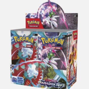 Pokémon TCG: Scarlet & Violet – Paradox Rift Booster Box – Sealed Trading Card Box Step into a timeline of mystery and might with the Pokémon TCG: Scarlet & Violet – Paradox Rift Booster Box. Featuring 36 sealed booster packs, this English-language booster box is packed with exciting Pokémon, powerful cards, Ancient Pokémon, and Future forms. Perfect for collectors, players, and Pokémon TCG enthusiasts. Product Specifications Product: Pokémon TCG: Scarlet & Violet – Paradox Rift Booster Box Product Type: Booster Box Expansion: Scarlet & Violet – Paradox Rift Number of Packs: 36 Booster Packs Language: English Packaging: Factory Sealed Perfect For: Collectors and Players Shop Paradox Rift Booster Boxes Online Shop Paradox Rift Booster Boxes online and expand your Pokémon trading card collection. Each box contains 36 sealed booster packs, making it a great choice for opening, collecting, or building your card collection. After placing your order, please send us a message on WhatsApp to confirm your order and shipping details. WhatsApp: +1 747 322 0927 / +44 7457 425545