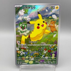 Pikachu 218/SV-P – Limited Sale Japanese Pokémon TCG Promo Card Discover the Pikachu 218/SV-P, a Japanese Pokémon TCG promo card featuring the iconic Pikachu. This collectible card is a great addition for Pokémon collectors, Japanese card enthusiasts, and fans looking to expand their promotional card collection. Product Specifications Product: Pikachu 218/SV-P Product Type: Japanese Promo Card Card Number: 218/SV-P Character: Pikachu Language: Japanese Edition: Limited Sale Product Disclaimer This listing is for Pikachu 218/SV-P. Card condition may vary depending on the individual item. Please review the product photos and description carefully before placing your order. Shop Pikachu 218/SV-P Online Shop Pikachu 218/SV-P online and add a unique Japanese Pokémon promo card to your collection. Whether you're collecting Pikachu cards, Japanese Pokémon TCG promos, or special limited-sale releases, this card is a great addition for Pokémon fans and collectors. After placing your order, please send us a message on WhatsApp to confirm your order and shipping details. WhatsApp: +1 747 322 0927 / +44 7457 425545