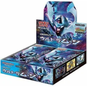 SM5M Ultra Moon Booster Box – Japanese Pokémon Card Discover the excitement of the SM5M Ultra Moon Booster Box, a Japanese Pokémon TCG expansion from the Sun & Moon era featuring collectible Pokémon cards, unique artwork, and exciting card designs. Perfect for collectors, Pokémon TCG players, and fans looking to expand their Japanese Pokémon card collection. Product Specifications Product: SM5M Ultra Moon Booster Box Product Type: Japanese Pokémon TCG Booster Box Expansion: Ultra Moon (SM5M) Language: Japanese Condition: Sealed Item Weight: 0.32 kg Item Dimensions: 14 × 13.7 × 3.6 cm Recommended Age: 6+ years Product Highlights Japanese Pokémon TCG expansion from the Sun & Moon era Features collectible Pokémon and special card designs Beautiful Japanese artwork and holographic card designs Great for Pokémon TCG collectors and players Ideal for expanding a Japanese Pokémon card collection Sealed booster box suitable for opening or display Sealed Booster Box Disclaimer This listing is for a sealed SM5M Ultra Moon Booster Box. Booster pack contents are randomly assorted, and specific cards, rarities, or pulls are not guaranteed. Once the sealed box is opened, it is no longer considered sealed and cannot be returned based on the cards received. Shop SM5M Ultra Moon Booster Box Online Shop SM5M Ultra Moon Booster Box online and expand your Japanese Pokémon TCG collection. After placing your order, please send us a message on WhatsApp to confirm your order and shipping details. WhatsApp: +1 747 322 0927 / +44 7457 425545