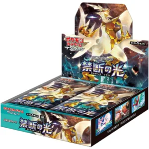 SM6 Forbidden Light Booster Box – Japanese Pokémon TCG Discover the SM6 Forbidden Light Booster Box, a Japanese Pokémon TCG expansion from the Sun & Moon era. This Japanese booster box brings together powerful Pokémon, exciting gameplay strategies, and collectible artwork, making it a great addition for collectors and fans of Japanese Pokémon Trading Card Game products. Product Specifications Product: SM6 Forbidden Light Booster Box Product Type: Japanese Pokémon TCG Booster Box Expansion: SM6 Forbidden Light Era: Sun & Moon Language: Japanese Condition: Factory Sealed Recommended Age: 6+ years Product Highlights Japanese SM6 Forbidden Light expansion Part of the Sun & Moon era Sealed Japanese Pokémon TCG booster box Features collectible Pokémon cards with unique Japanese artwork Ideal for collectors, players, and sealed product enthusiasts Great addition to Japanese Pokémon card collections and displays Sealed Booster Box Disclaimer This listing is for a sealed SM6 Forbidden Light Booster Box. Booster pack contents are randomly assorted, and specific cards, rarities, or pulls are not guaranteed. Once the sealed box is opened, it is no longer considered sealed and cannot be returned based on the cards received. Shop SM6 Forbidden Light Booster Box Online Shop SM6 Forbidden Light Booster Box online and expand your Japanese Pokémon trading card collection. After placing your order, please send us a message on WhatsApp to confirm your order and shipping details. WhatsApp: +1 747 322 0927 / +44 7457 425545