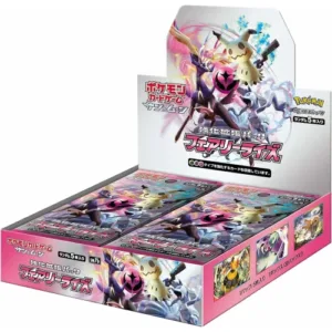 SM7b Fairy Rise Booster Box – Japanese Pokémon TCG Discover the SM7b Fairy Rise Booster Box, a Japanese Pokémon TCG expansion from the Sun & Moon era. This special Japanese expansion is centered around Fairy-type Pokémon and offers a unique addition to any sealed Pokémon card collection, making it a great choice for collectors and Pokémon TCG enthusiasts. Product Specifications Product: SM7b Fairy Rise Booster Box Product Type: Japanese Pokémon TCG Booster Box Expansion: SM7b Fairy Rise Era: Sun & Moon Language: Japanese Condition: Factory Sealed Weight: 0.32 kg Dimensions: 14 × 13.7 × 3.6 cm Recommended Age: 6+ years Product Highlights Japanese SM7b Fairy Rise expansion Part of the Sun & Moon era Features Fairy-type Pokémon and collectible cards Sealed Japanese Pokémon TCG booster box Ideal for collectors of Japanese Pokémon cards Great for sealed product collections, display, and pack openings Sealed Booster Box Disclaimer This listing is for a sealed SM7b Fairy Rise Booster Box. Booster pack contents are randomly assorted, and specific cards, rarities, or pulls are not guaranteed. Once the sealed box is opened, it is no longer considered sealed and cannot be returned based on the cards received. Shop SM7b Fairy Rise Booster Box Online Shop SM7b Fairy Rise Booster Box online and expand your Japanese Pokémon trading card collection. After placing your order, please send us a message on WhatsApp to confirm your order and shipping details. WhatsApp: +1 747 322 0927 / +44 7457 425545