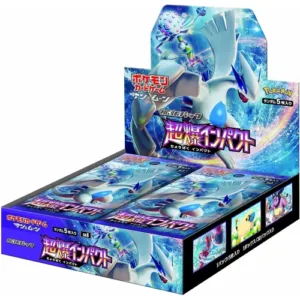 SM8 Super-Burst Impact Booster Box – Japanese Pokémon TCG Discover the SM8 Super-Burst Impact Booster Box, a Japanese Pokémon TCG booster box from the Sun & Moon era. This Japanese expansion is a great addition for collectors and Pokémon TCG enthusiasts looking to expand their sealed collection with a classic Japanese booster box. Product Specifications Product: SM8 Super-Burst Impact Booster Box Product Type: Japanese Pokémon TCG Booster Box Expansion: SM8 Super-Burst Impact Era: Sun & Moon Language: Japanese Condition: Factory Sealed Weight: 0.32 kg Dimensions: 14 × 13.7 × 3.6 cm Recommended Age: 6+ years Product Highlights Japanese SM8 Super-Burst Impact expansion Part of the Sun & Moon era Sealed Japanese Pokémon TCG booster box Great addition to Japanese Pokémon card collections Ideal for collectors, sealed product enthusiasts, and Pokémon TCG fans Suitable for display or long-term collection Sealed Booster Box Disclaimer This listing is for a sealed SM8 Super-Burst Impact Booster Box. Booster pack contents are randomly assorted, and specific cards, rarities, or pulls are not guaranteed. Once the sealed box is opened, it is no longer considered sealed and cannot be returned based on the cards received. Shop SM8 Super-Burst Impact Booster Box Online Shop SM8 Super-Burst Impact Booster Box online and expand your Japanese Pokémon trading card collection. After placing your order, please send us a message on WhatsApp to confirm your order and shipping details. WhatsApp: +1 747 322 0927 / +44 7457 425545