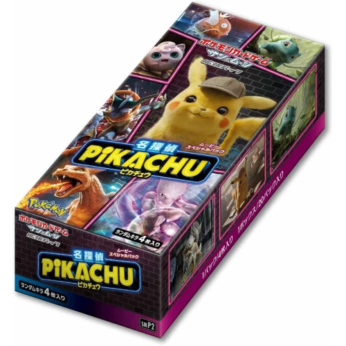 SMP2-bb-500x500 SMP2 Detective Pikachu Booster Box – Japanese Pokémon TCG Discover the SMP2 Detective Pikachu Booster Box, a Japanese Pokémon TCG expansion inspired by the Detective Pikachu universe. This collectible Japanese product is a great choice for Pokémon fans and collectors looking to add a unique sealed product featuring the iconic Detective Pikachu theme to their collection. Product Specifications Product: SMP2 Detective Pikachu Booster Box Product Type: Japanese Pokémon TCG Booster Box Expansion: SMP2 Detective Pikachu Language: Japanese Condition: Factory Sealed Weight: 0.22 kg Dimensions: 13.8 × 7.4 × 4.3 cm Recommended Age: 6+ years Product Highlights Japanese SMP2 Detective Pikachu Pokémon TCG product Features the iconic Detective Pikachu theme Sealed Japanese Pokémon card product Great addition for Pokémon and Detective Pikachu collectors Ideal for sealed product collections and display A unique collectible from the Detective Pikachu era Sealed Booster Box Disclaimer This listing is for a sealed SMP2 Detective Pikachu Booster Box. Booster pack contents are randomly assorted, and specific cards, rarities, or pulls are not guaranteed. Once the sealed box is opened, it is no longer considered sealed and cannot be returned based on the cards received. Shop SMP2 Detective Pikachu Booster Box Online Shop SMP2 Detective Pikachu Booster Box online and expand your Japanese Pokémon trading card collection. After placing your order, please send us a message on WhatsApp to confirm your order and shipping details. WhatsApp: +1 747 322 0927 / +44 7457 425545