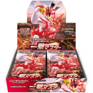 S5I Single Strike Master Booster Box – Japanese Pokémon TCG Discover the S5I Single Strike Master Booster Box, a Japanese Pokémon TCG booster box from the Sword & Shield era. Each sealed booster box contains 30 packs with 5 cards per pack. Together with the S5R Rapid Strike Master Booster Box, this set corresponds to the upcoming Battle Styles expansion in English, making it a great addition for collectors and Pokémon TCG enthusiasts. Product Specifications Product: S5I Single Strike Master Booster Box Product Type: Japanese Pokémon TCG Booster Box Expansion: S5I Single Strike Master Era: Sword & Shield Language: Japanese Packs per Box: 30 booster packs Cards per Pack: 5 cards Condition: Factory Sealed Recommended Age: 6+ years Product Highlights Authentic S5I Single Strike Master Japanese Pokémon TCG set Part of the Sword & Shield era 30 Japanese booster packs per sealed box 5 cards included in each booster pack Pairs with S5R Rapid Strike Master to form the basis of the English Battle Styles expansion Ideal for collectors, sealed product enthusiasts, and Pokémon TCG fans Sealed Booster Box Disclaimer This listing is for a sealed S5I Single Strike Master Booster Box. Booster pack contents are randomly assorted, and specific cards, rarities, or pulls are not guaranteed. Once the sealed box is opened, it is no longer considered sealed and cannot be returned based on the cards received. Shop S5I Single Strike Master Booster Box Online Shop S5I Single Strike Master Booster Box online and expand your Japanese Pokémon trading card collection. After placing your order, please send us a message on WhatsApp to confirm your order and shipping details. WhatsApp: +1 747 322 0927 / +44 7457 425545