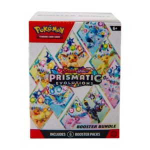 Pokémon TCG Scarlet & Violet: Prismatic Evolutions Booster Bundle – Sealed Trading Card Product Discover the excitement of the Pokémon TCG Scarlet & Violet: Prismatic Evolutions Booster Bundle, a highly collectible product featuring stunning artwork, popular Pokémon, and exciting cards to discover. Factory sealed and ideal for collectors, players, streamers, and resellers, this booster bundle is a great way to expand your Pokémon TCG collection. Why Choose the Prismatic Evolutions Booster Bundle? Factory sealed for a secure and exciting pack-opening experience Features Pokémon and artwork from the Prismatic Evolutions expansion Great for collectors, players, streamers, and resellers Exciting opportunity to discover rare and special cards Suitable for personal collections, pack openings, and wholesale purchases Product Specifications Product: Pokémon TCG Scarlet & Violet: Prismatic Evolutions Booster Bundle Product Type: Booster Bundle Expansion: Scarlet & Violet – Prismatic Evolutions Language: English Packaging: Factory Sealed Perfect For: Collectors, Players, Streamers, and Resellers Shop Prismatic Evolutions Booster Bundles Online Shop Prismatic Evolutions Booster Bundles online and expand your Pokémon trading card collection. Whether you're collecting, opening packs, building your deck, or purchasing for resale, this sealed booster bundle is an exciting addition to any Pokémon TCG collection. After placing your order, please send us a message on WhatsApp to confirm your order and shipping details. WhatsApp: +1 747 322 0927 / +44 7457 425545